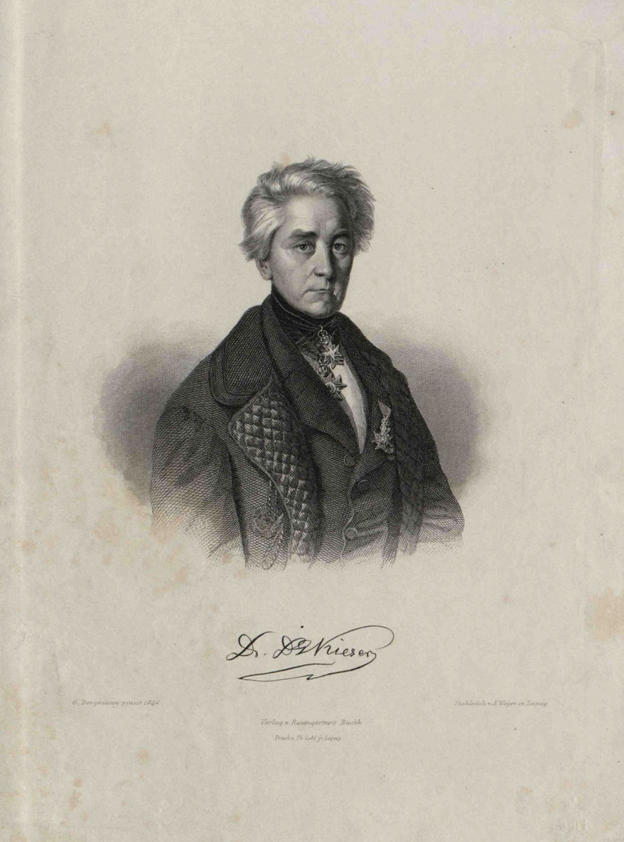 August Weger nach Georg Bergmann: Dietrich Georg von Kieser, 1846