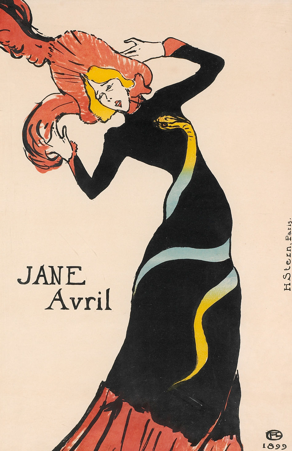 Henri de Toulouse-Lautrec: Jane Avril, 1899