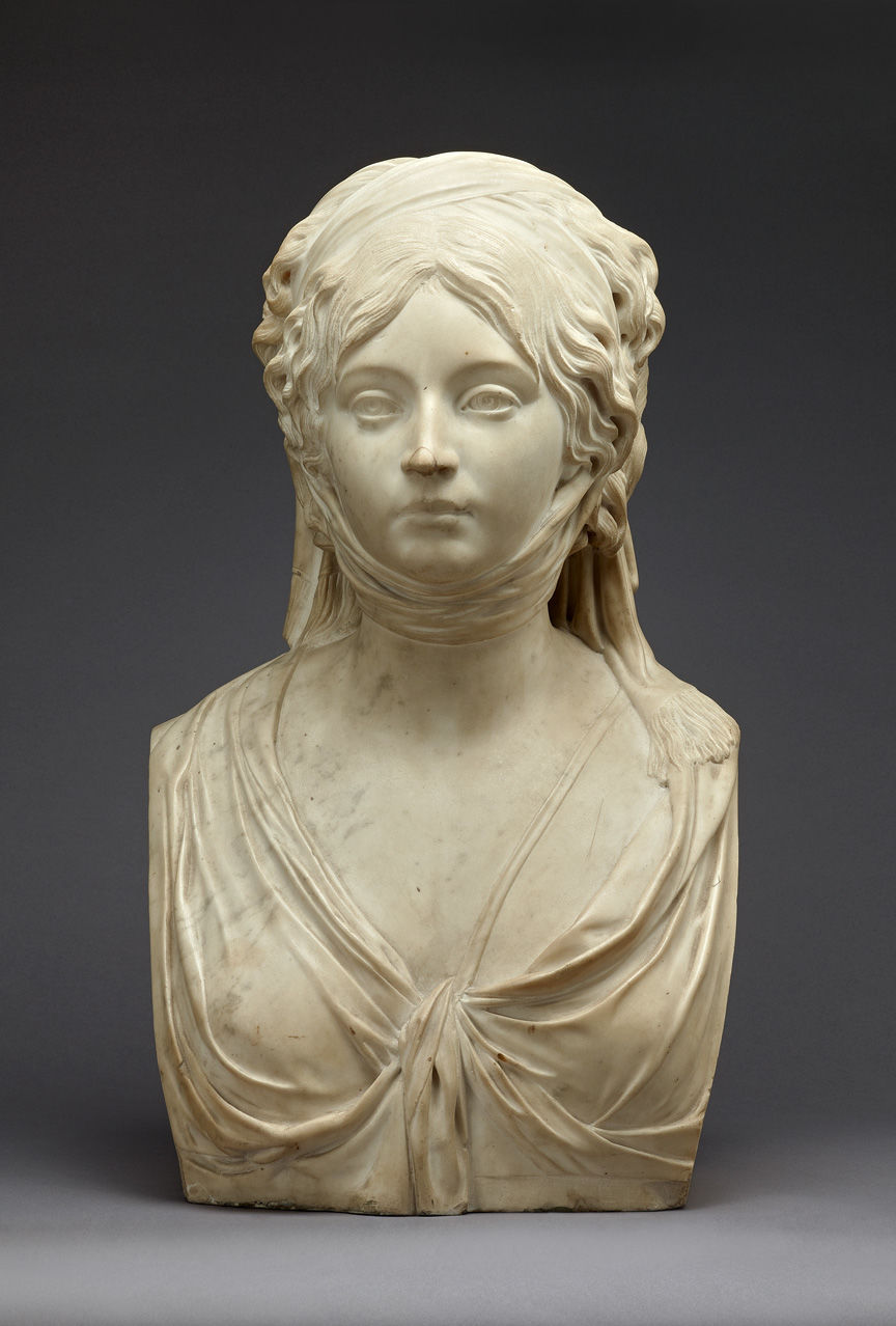 Johann Gottfried Schadow: Luise von Mecklenburg-Strelitz, Königin von Preußen, 1794, Marmor, weiß, 48 x 35 x 25 cm, Foto: Punctum/Bertram Kober 