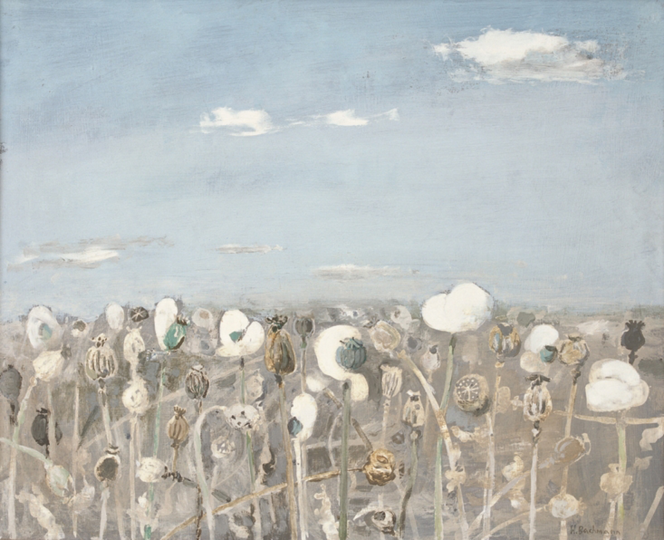 Hermann Bachmann: Mohn vor der Reife, 1950/52 © Gisela Bachmann, Karlsruhe 