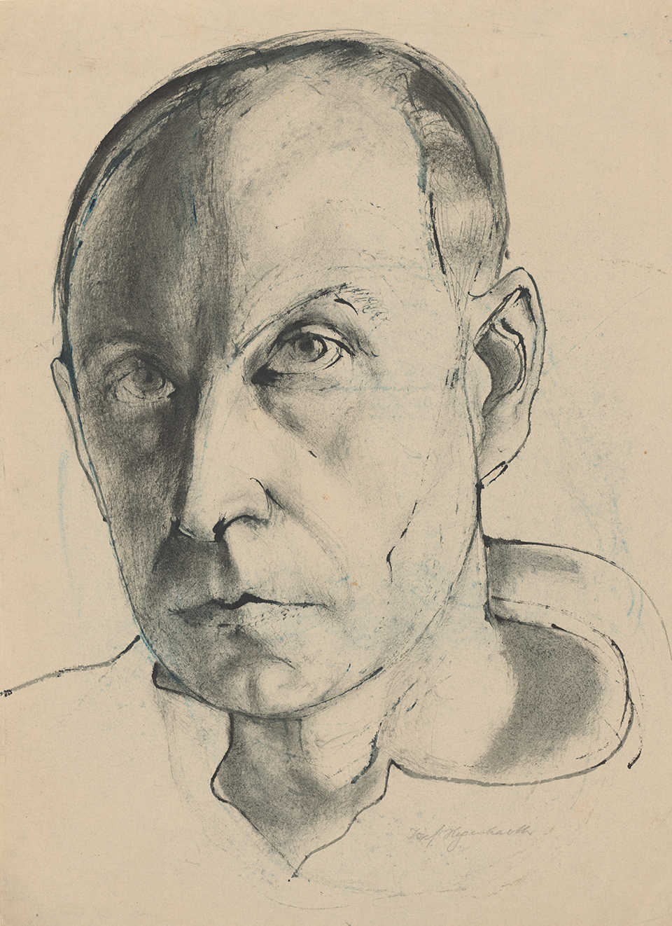 Josef Hegenbarth: Selbstbildnis, 1930