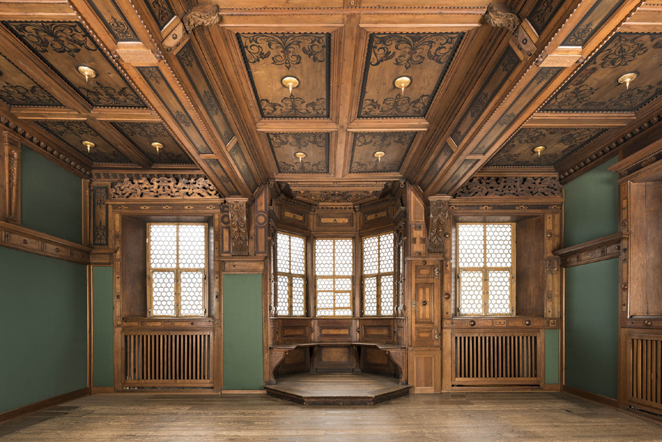 Historische gerechtelijke kamer in het Talamt van kasteel Moritzburg | Foto: Falk Wenzel