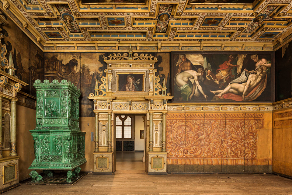 Salle des fêtes historique du Talamt, vers 1616 | photo : Falk Wenzel 