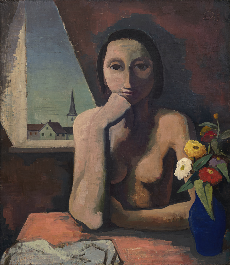 Karl Hofer: Mädchen in der Dachkammer, 1935, Sammlung Arthouse, Foto: Sophia Kesting © VG Bild-Kunst, Bonn 2025