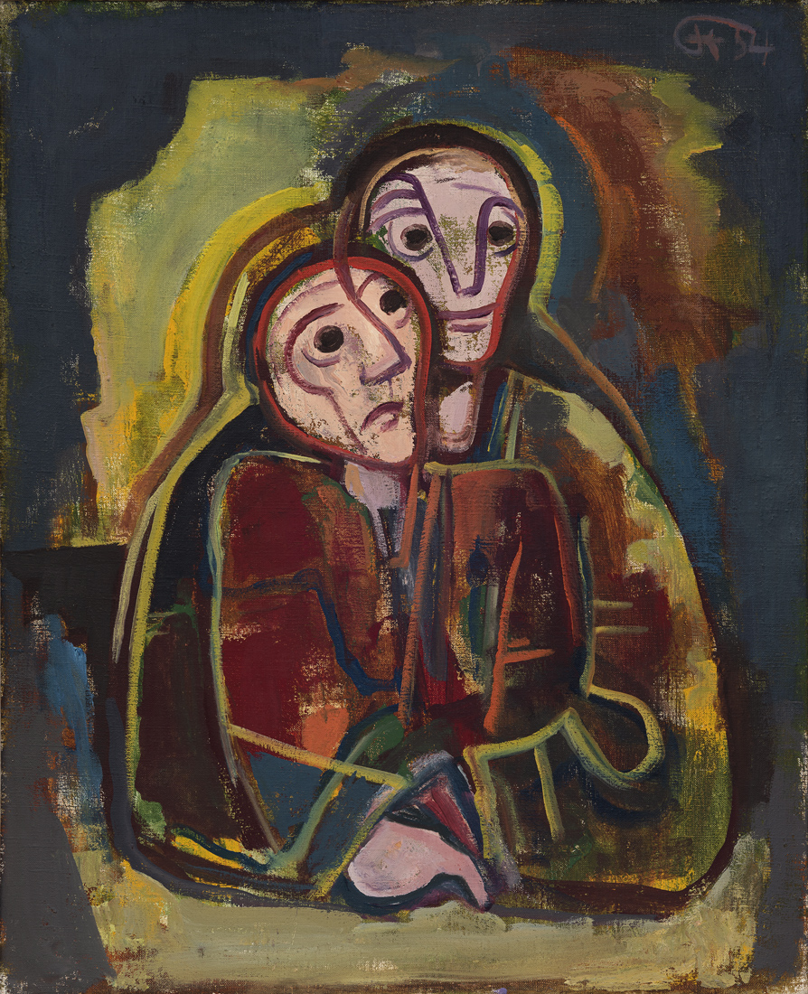 Karl Hofer: Vater und Sohn, 1954, Sammlung Arthouse, Foto: Sophia Kesting © VG Bild-Kunst, Bonn 2025