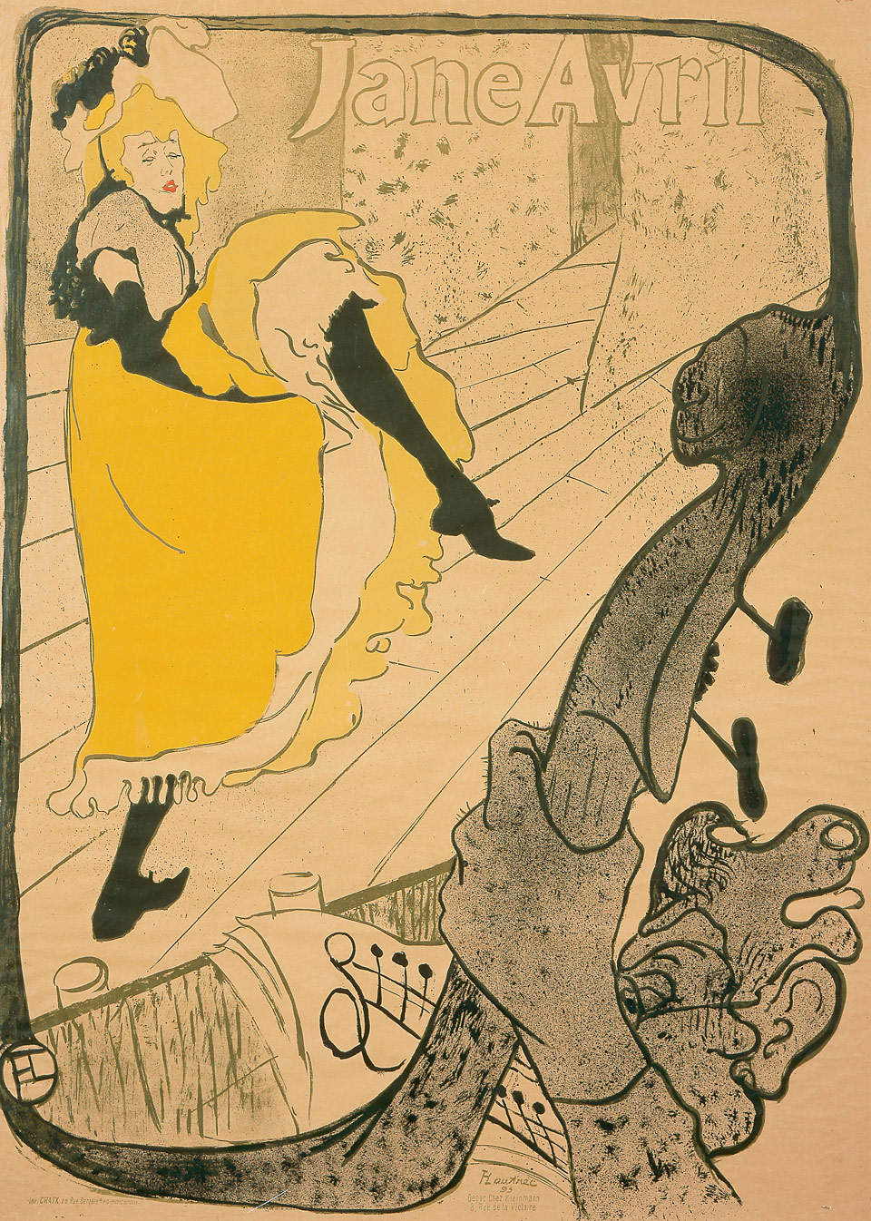 Henri de Toulouse-Lautrec: Jane Avril, Jardin de Paris, 1893