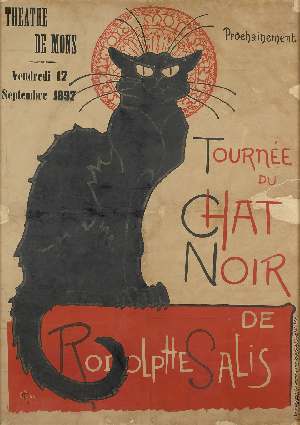 Théophile-Alexandre Steinlen: Tournée du Chat noir, 1896