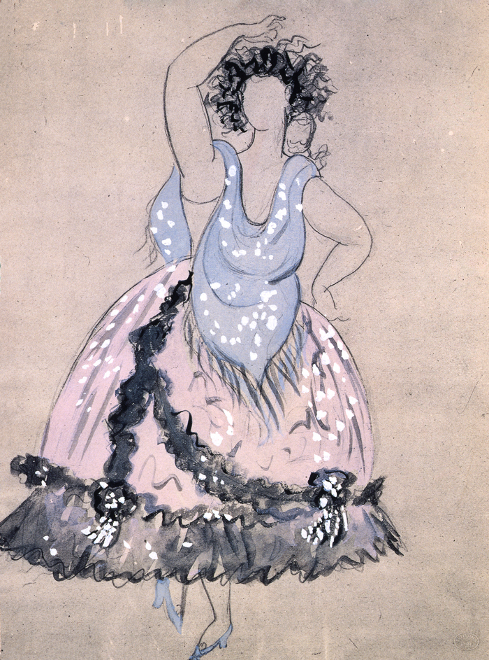 Pablo Picasso: Le Tricorne (The Three-cornered Hat), The Miller’s Wife, 1920, photo: Archivo Manuel de Falla © Succession Picasso/VG Bild-Kunst, Bonn 2023  