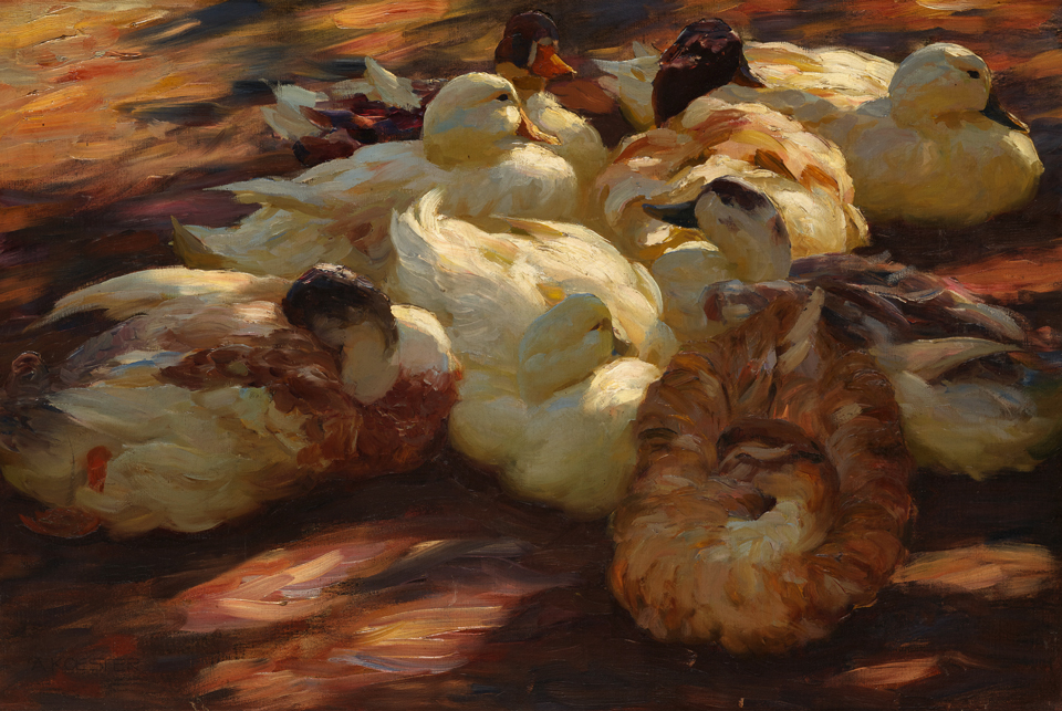 Alexander Koester: Enten, Anfang 20. Jh., Foto: Punctum/Bertram Kober
