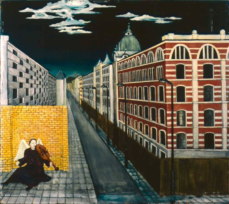 Doris Ziegler: Musizierender Engel in Plagwitz, 1977, Foto: Atelier Doris Ziegler © VG Bild-Kunst, Bonn 2022 