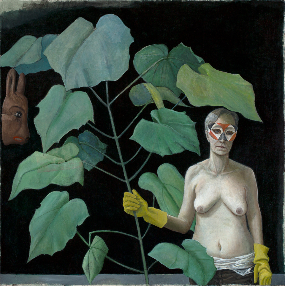 Doris Ziegler: Selbst mit Paulownia, 2016, Foto: Atelier Doris Ziegler © VG Bild-Kunst, Bonn 2022