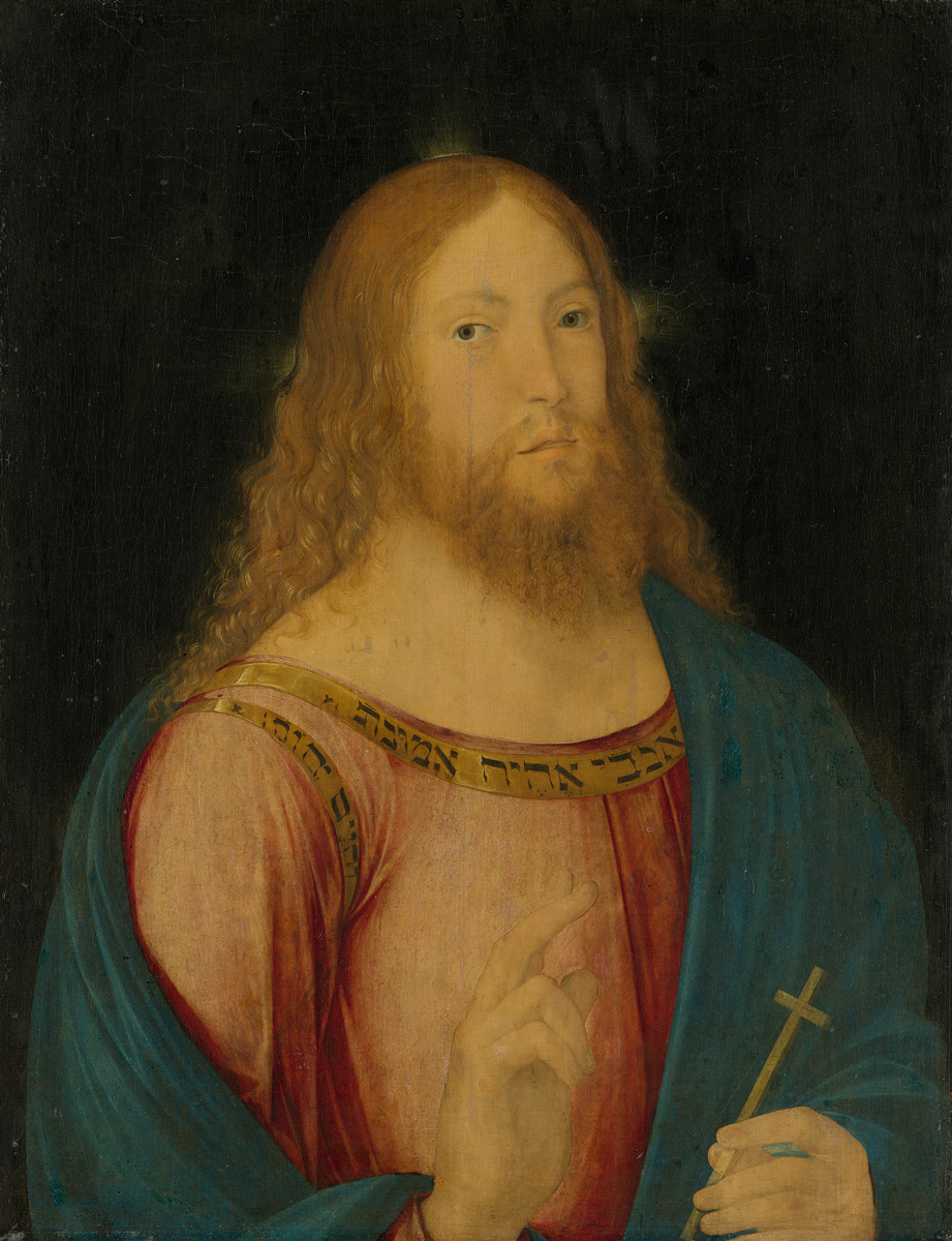 Jacopo de’ Barbari: Der segnende Christus, um 1503, Gemäldegalerie Alte Meister, Staatliche Kunstsammlungen Dresden, Foto: Elke Estel/Hans-Peter Klut