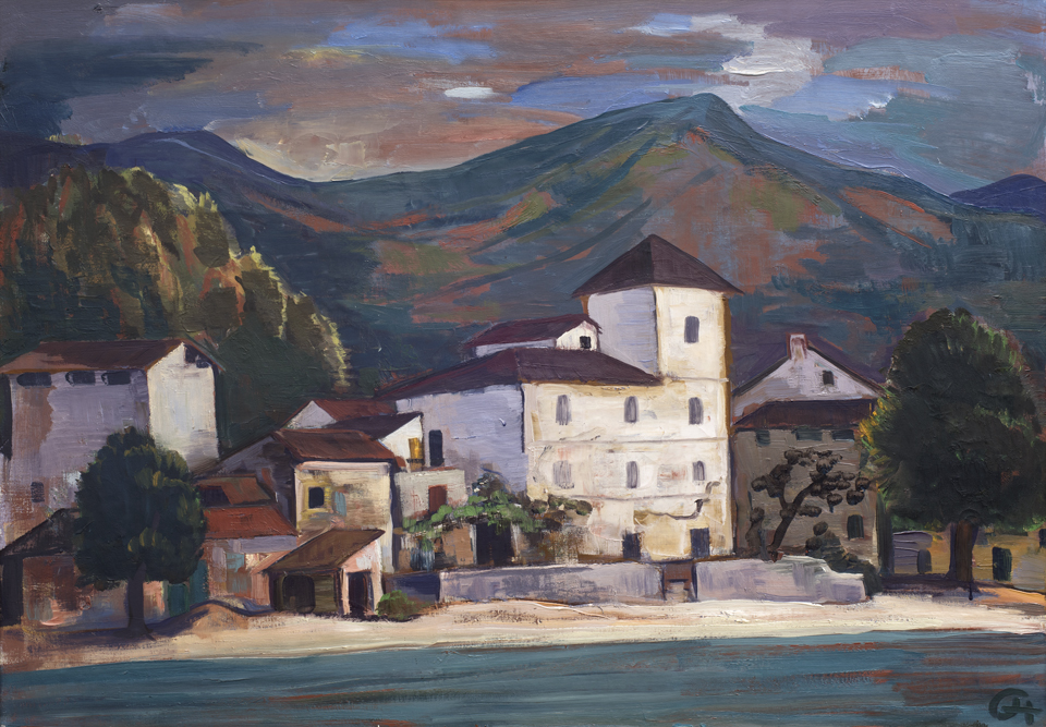 Karl Hofer: Tessiner Landschaft (Caslano), 1932, Sammlung Arthouse, Foto: kap.photography, Sophia Kesting, Leipzig © VG Bild-Kunst, Bonn 2025