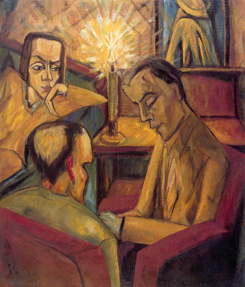 Erich Heckel, Beim Vorlesen, 1914